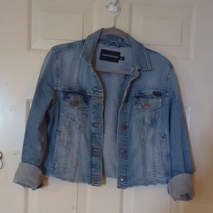 Calvin Klein Women's Light Blue Denim Jacket